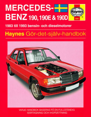 Haynes Mercedes-Benz reparasjonshåndbok for Mercedes-Benz 190