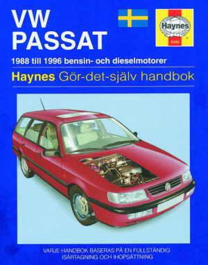 Haynes Volkswagen reparasjonshåndbok for VW Passat (88 - 96)