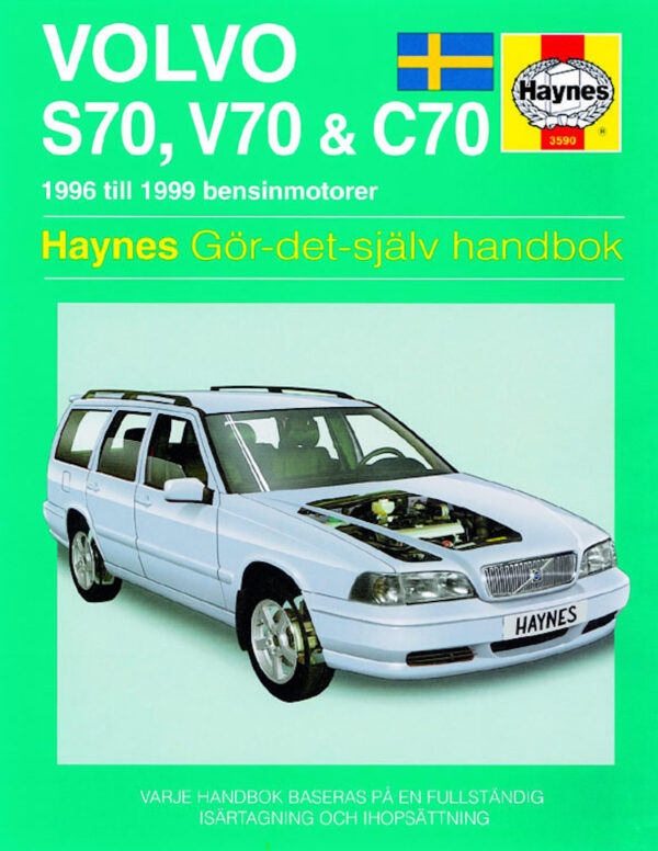 Haynes Volvo reparasjonshåndbok for Volvo S70