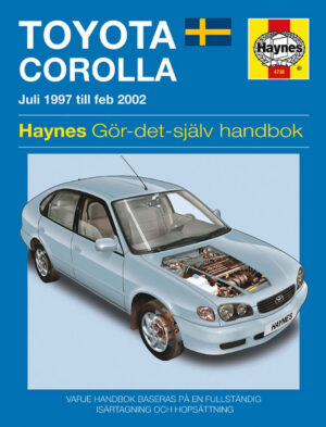 Haynes Toyota reparasjonshåndbok for Toyota Corolla (Juli 97 - Feb 02)