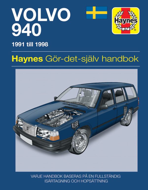 Haynes Volvo reparasjonshåndbok for Volvo 940 (91 - 98)