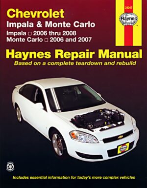 Haynes reparasjonhandbok for Chevrolet Impala and Monte Carlo 24047