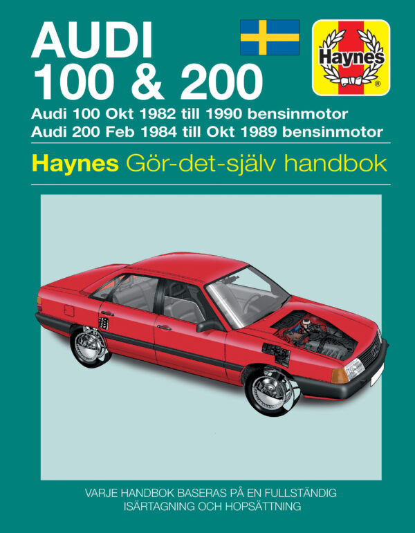 Haynes Audi reparasjonshåndbok for Audi 100 & 200 (82 - 90)