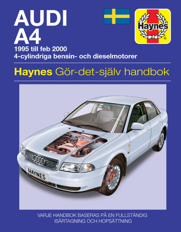 Haynes Audi reparasjonshåndbok for Audi A4 (95 - Feb 00)